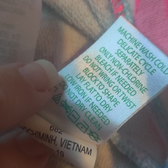 Lilly Pulitzer Pink and Green Ruffle Floral Wrap Dress Size M - Picture 9 of 13